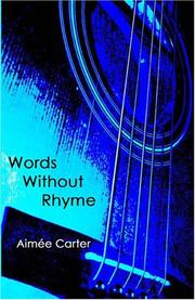 Cover of: Words Without Rhyme