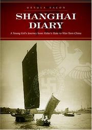 Cover of: Shanghai diary by Ursula Bacon