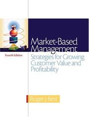 Cover of: Market-Based Management (4th Edition) by Roger Best, Roger Best