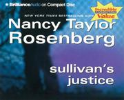 Cover of: Sullivan's Justice (Carolyn Sullivan) by Nancy Taylor Rosenberg