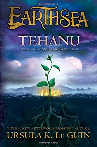 The book cover for Tehanu