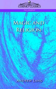 Cover of: Magic and Religion by Andrew Lang