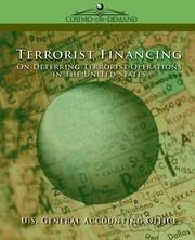 Cover of: Terrorist Financing: On Deterring Terrorist Operations in the U.S.