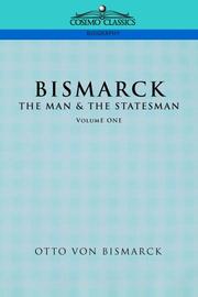 Cover of: Bismarck by Otto von Bismarck