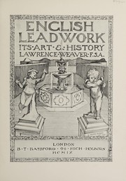 Cover of: English leadwork: its art & history