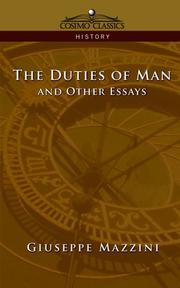 Cover of: The Duties of Man and Other Essays