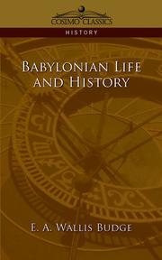 Cover of: Babylonian Life and History by Ernest Alfred Wallis Budge