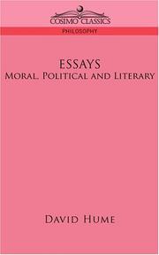 Cover of: Essays by David Hume