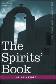 Cover of: The Spirits' Book by Allan Kardec