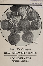 Jones 1934 catalog of select strawberry plants