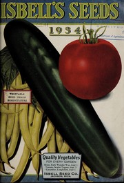 Cover of: Isbell's seeds, 1934 by S.M. Isbell & Co