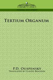 Cover of: Tertium Organum (Cosimo Classics Personal Development)