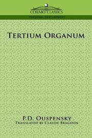 Cover of: Tertium Organum (Cosimo Classics Personal Development) by P. D. Ouspensky