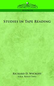 Cover of: Studies in Tape Reading