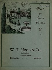 Cover of: Plants for every purpose | W.T. Hood & Co