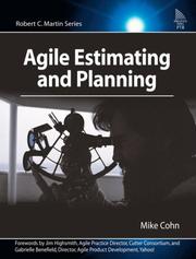 Cover of: Agile estimating and planning by Mike Cohn