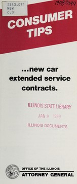 Cover of: Consumer tips | Illinois. Attorney General