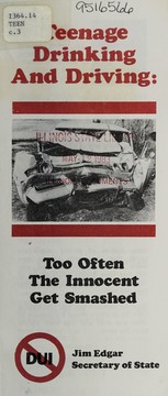 Cover of: Teenage drinking and driving by Jim Edgar