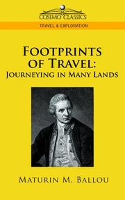 Cover of: Footprints of Travel: Journeying in Many Lands
