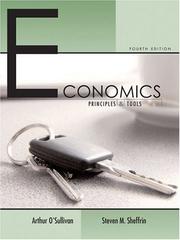 Cover of: Economics: Principles and Tools (4th Edition) (O'Sullivan/Sheffrin Economics: Principles and Tools 4e Series)