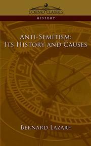 Cover of: Anti-semitism by Bernard Lazare