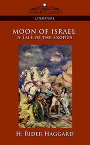 Cover of: MOON OF ISRAEL by H. Rider Haggard