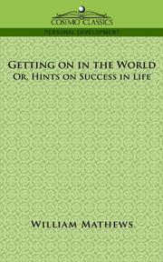 Cover of: Getting on in the World | William Mathews