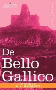Cover of "De Bello Gallico" & Other Commentaries of Caius Julius Caesar by 