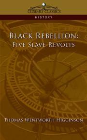 Cover of: BLACK REBELLION: Five Slave Revolts