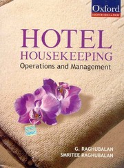 Cover of: Hotel Housekeeping: Operations and Management (Oxford Higher Education)