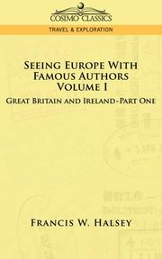 Cover of: Seeing Europe With Famous Authors by Francis W. Halsey