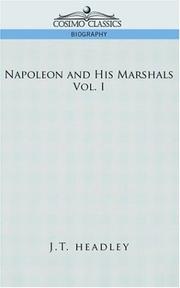 Cover of: Napoleon and His Marshals, Volume 1