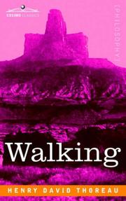 Cover of: Walking by Henry David Thoreau, Henry David Thoreau