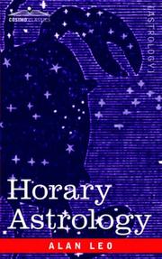 Cover of: Horary Astrology | Alan Leo