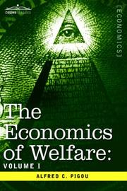 Cover of: The Economics of Welfare | Alfred C. Pigou