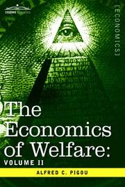 Cover of: The Economics of Welfare: Volume II