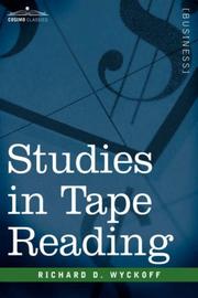 Cover of: Studies in Tape Reading