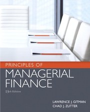 Cover of: Principles of managerial finance by Gitman, Lawrence J.