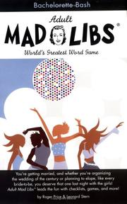 Cover of: Bachelorette Bash (Mad Libs)