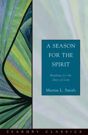 Cover of: A Season for the Spirit | Martin L. Smith