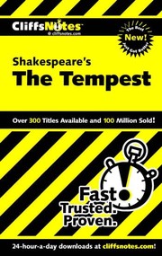 Cover of: CliffsNotes on Shakespeare's The Tempest by 