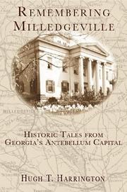 Cover of: Remembering Milledgeville by Hugh T. Harrington