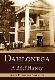 Cover of: Dahlonega by Anne Dismukes Amerson