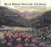 Cover of: Blue Ridge Nature Journal: Reflections on the Appalachian Mountains in the Essays and Art