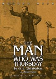 Cover of: The Man Who Was Thursday by Gilbert Keith Chesterton