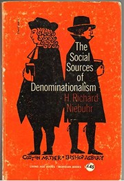 Cover of: The social sources of denominationalism by H. Richard Niebuhr
