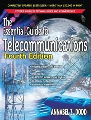 Cover of: essential guide to telecommunications | Annabel Z. Dodd