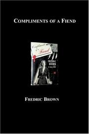 Cover of: Compliments Of A Fiend by Fredric Brown