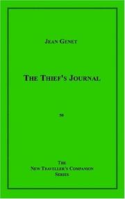 Cover of: The Thief's Journal by Jean Genet, Jean Genet