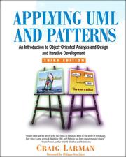 Cover of: Applying UML and Patterns by Craig Larman